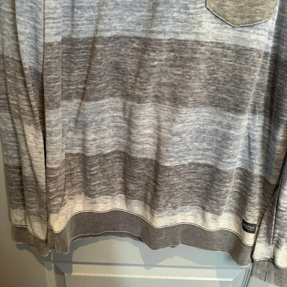 Heritage by Report Collection Long Sleeve Shirt Size Medium Men's Striped Surfer - Picture 4 of 16